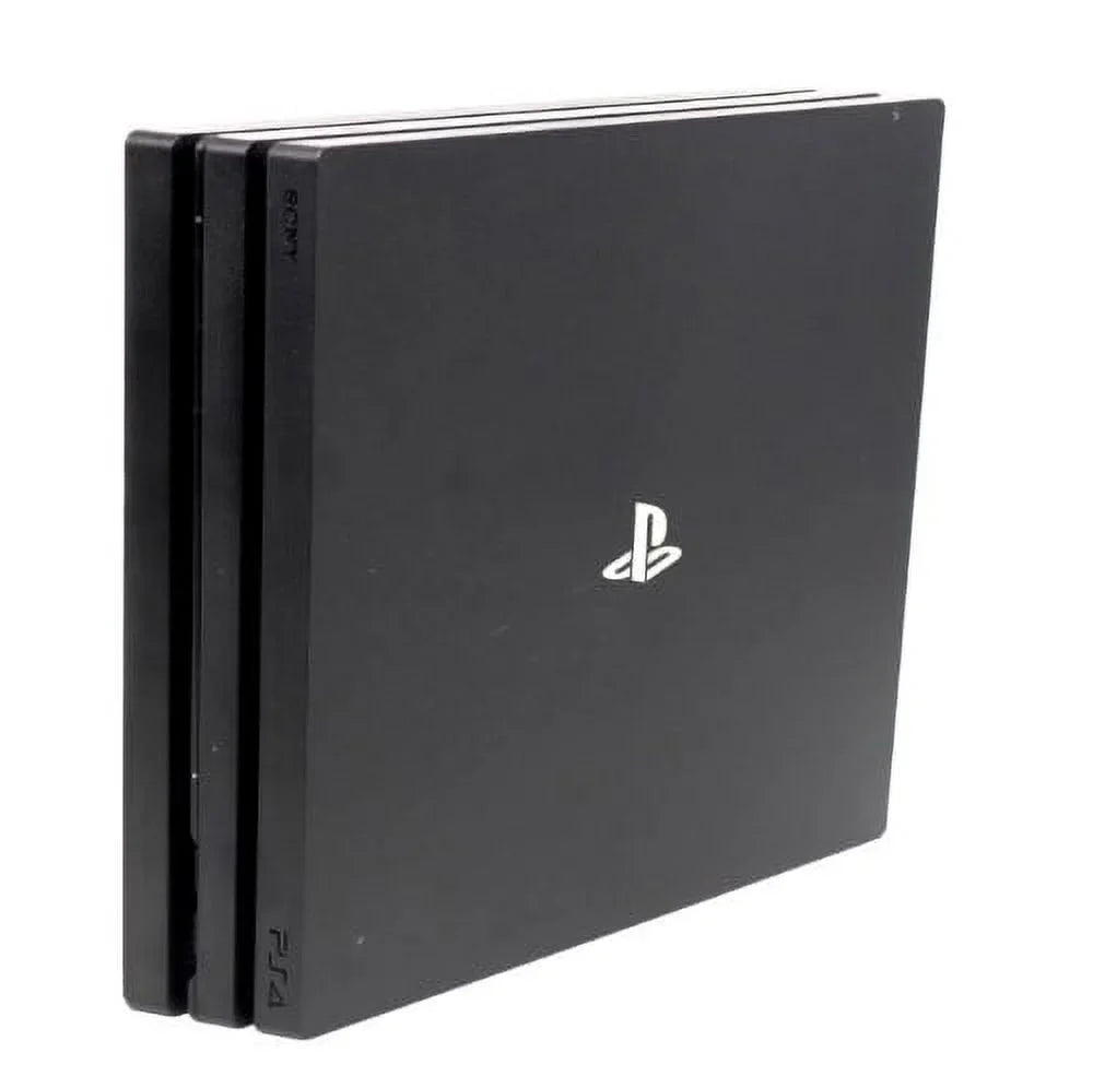 Pre-Owned Sony PlayStation 4 Pro 1TB Gaming Console Black with 2 Controller Included   Bundle (Refurbished: Like New)