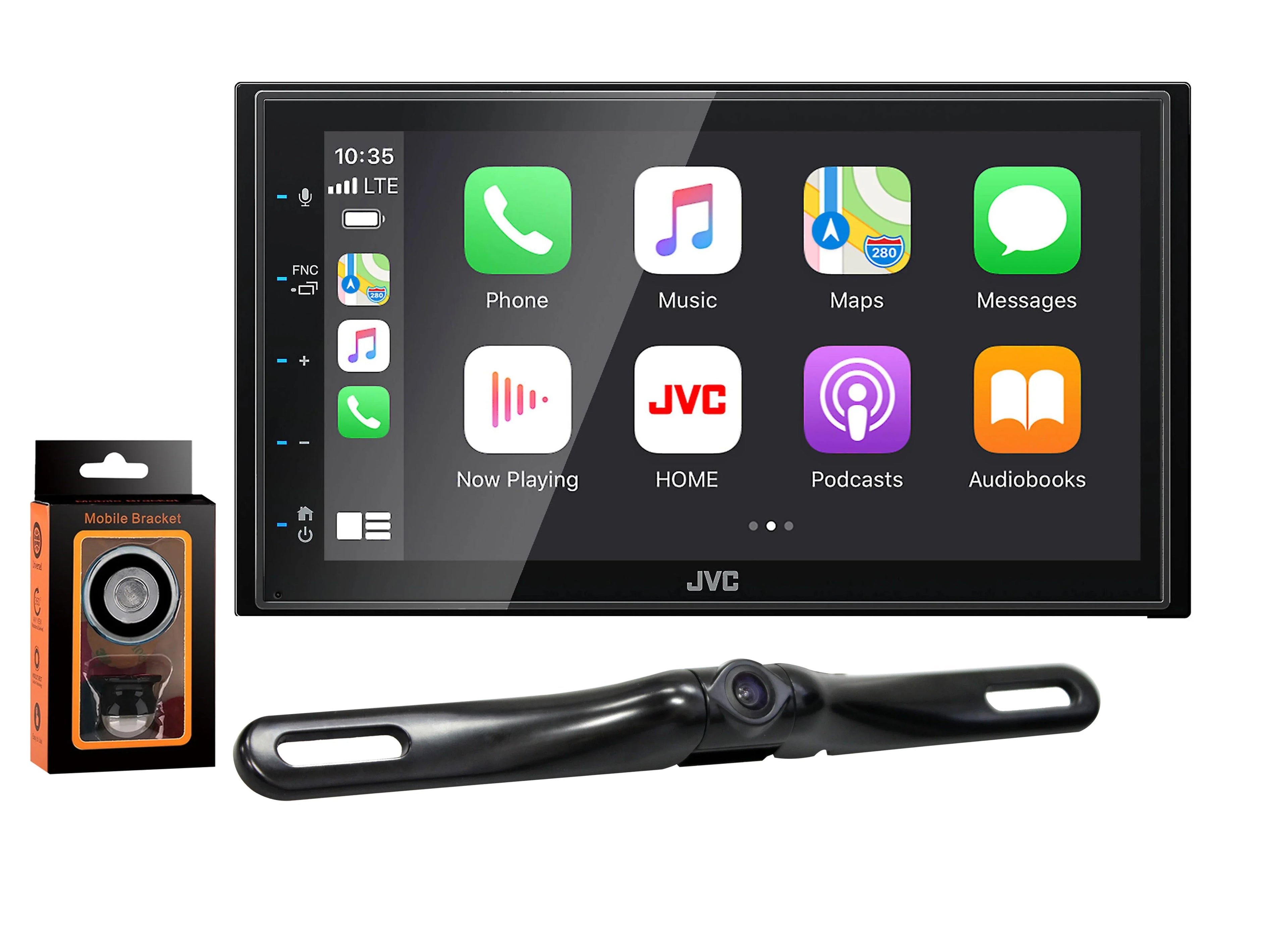 '- Digital Multimedia Receiver w/ fixed 6.75" Touchscreen Monitor+Absolute  Rearview Camera & Magnet Phone Holder