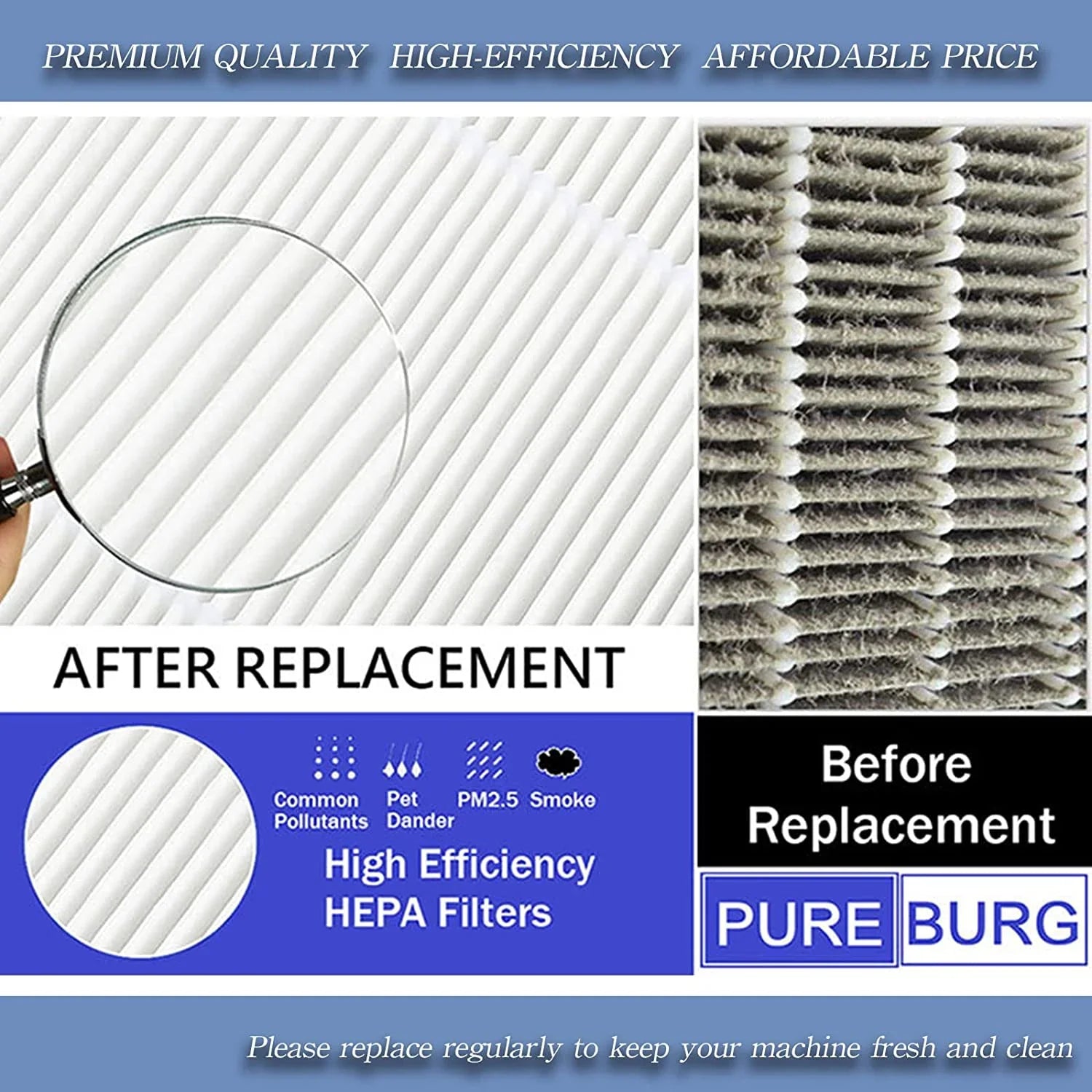 2-Pack Replacement High efficiency 3-in-1  Filters Compatible with  ,-33