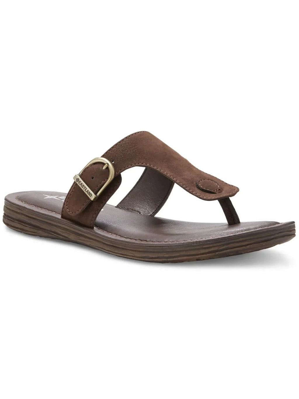 Eastland Womens Emilia Slip-On Slides Thong Sandals