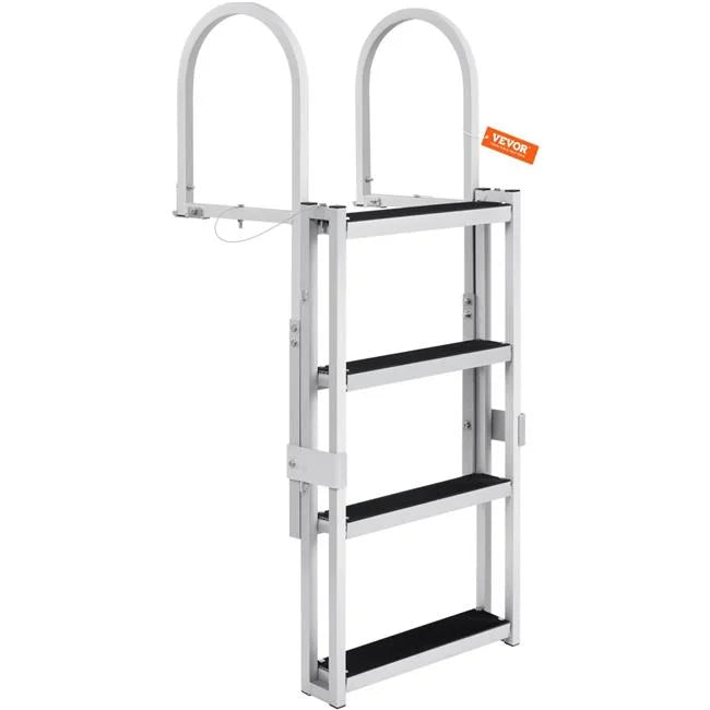Vevor  Retractable 4 Steps, 350 lbs Load Capacity Dock Ladder