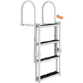 Vevor  Retractable 4 Steps, 350 lbs Load Capacity Dock Ladder