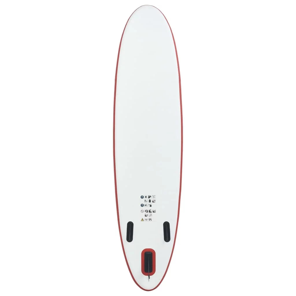 Stand Up Paddle Board Set - An Inflatable Surfboard in Striking Red and White