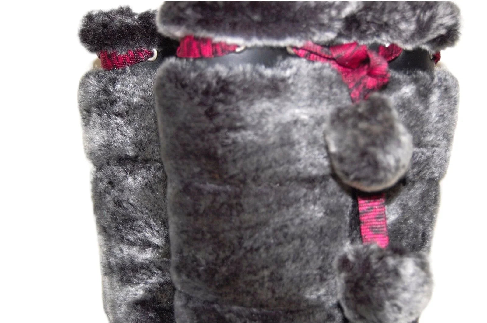 Timberland Preschool Youth Winterberry Tall Fur Medium Boot Black 59794 size 13.5