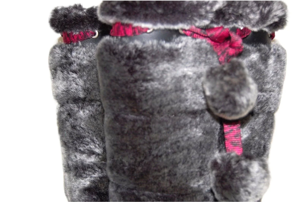 Timberland Preschool Youth Winterberry Tall Fur Medium Boot Black 59794 size 2.5