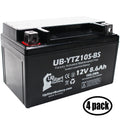 4-Pack UpStart Battery Replacement for 2011 Yamaha Maxam 250CC Factory Activated, Maintenance Free, Scooter Battery - 12V, 8.6Ah, --