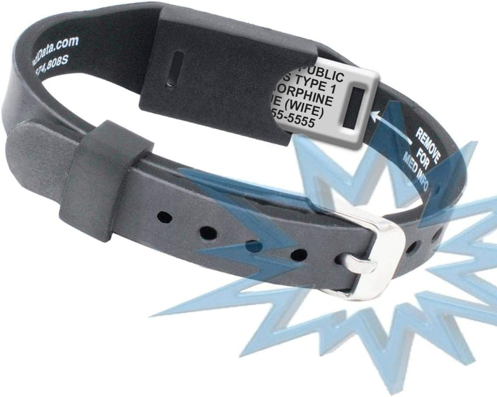 "Adrenal Insufficiency"  Medical Alert  Bracelet for Men and Women