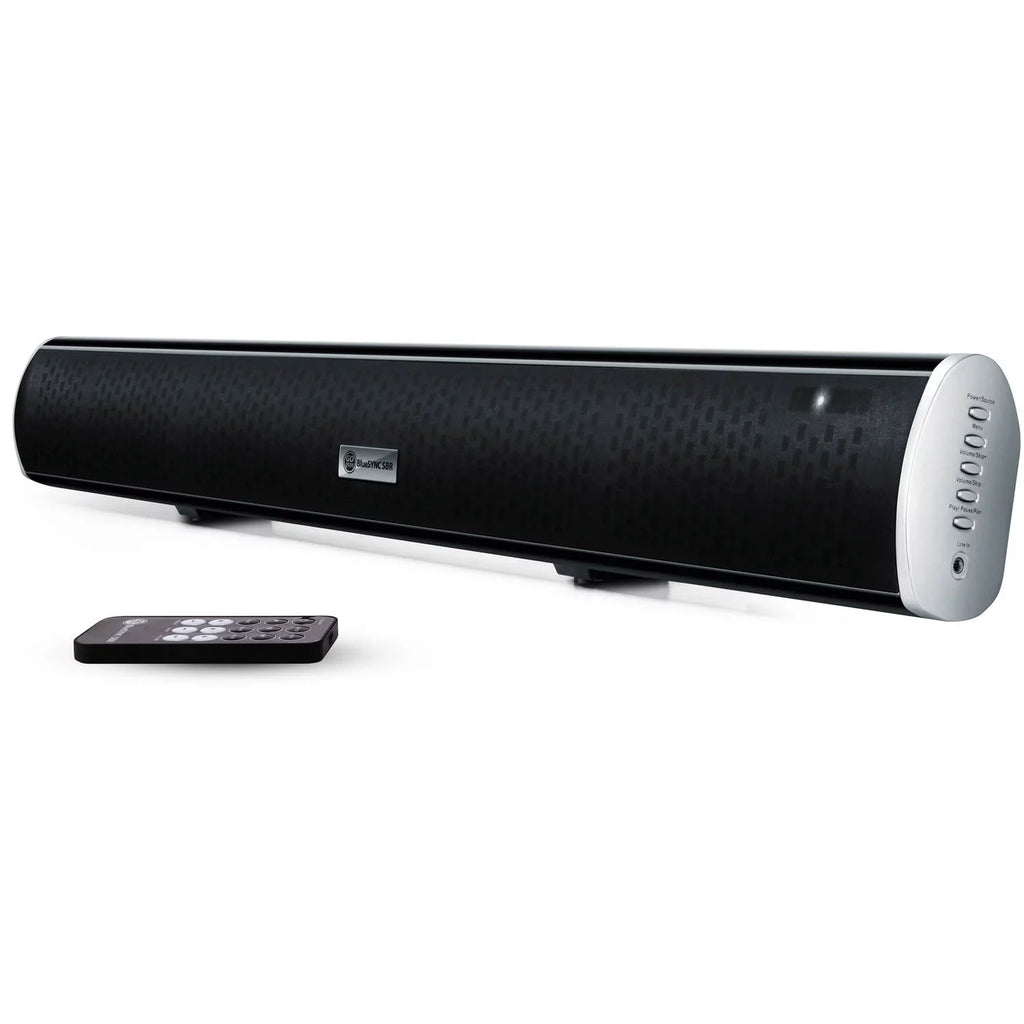 GOgroove Bluetooth 2.1 Sound Bar Home Theater Speaker with Internal Subwoofer & Wall Mounting Kit - Works With  , Samsung ,  , Sony and More  , 4K , & Smart TVs