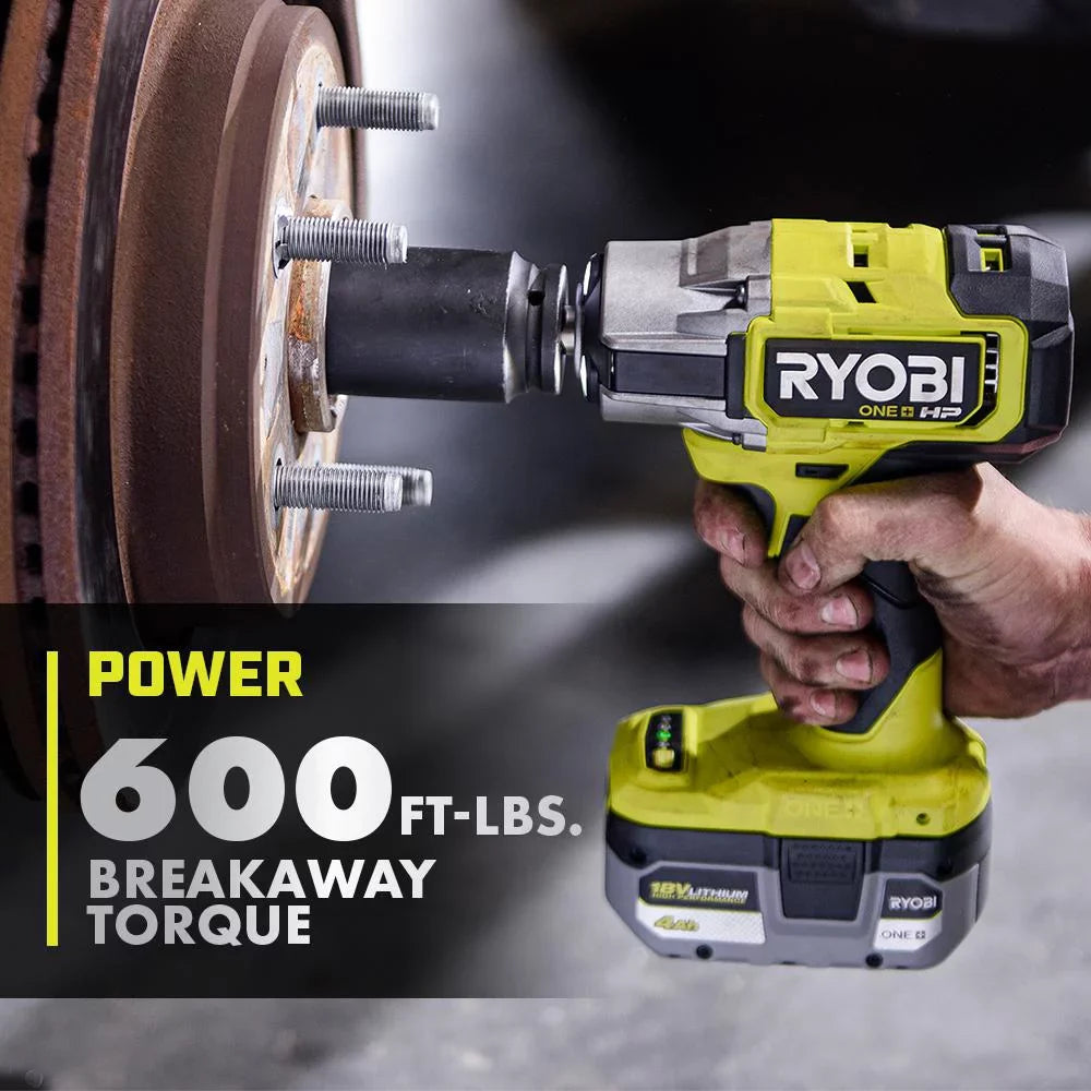 '+  18V Brushless Cordless 4-Mode 1/2 in. Impact Wrench (Tool Only) ()