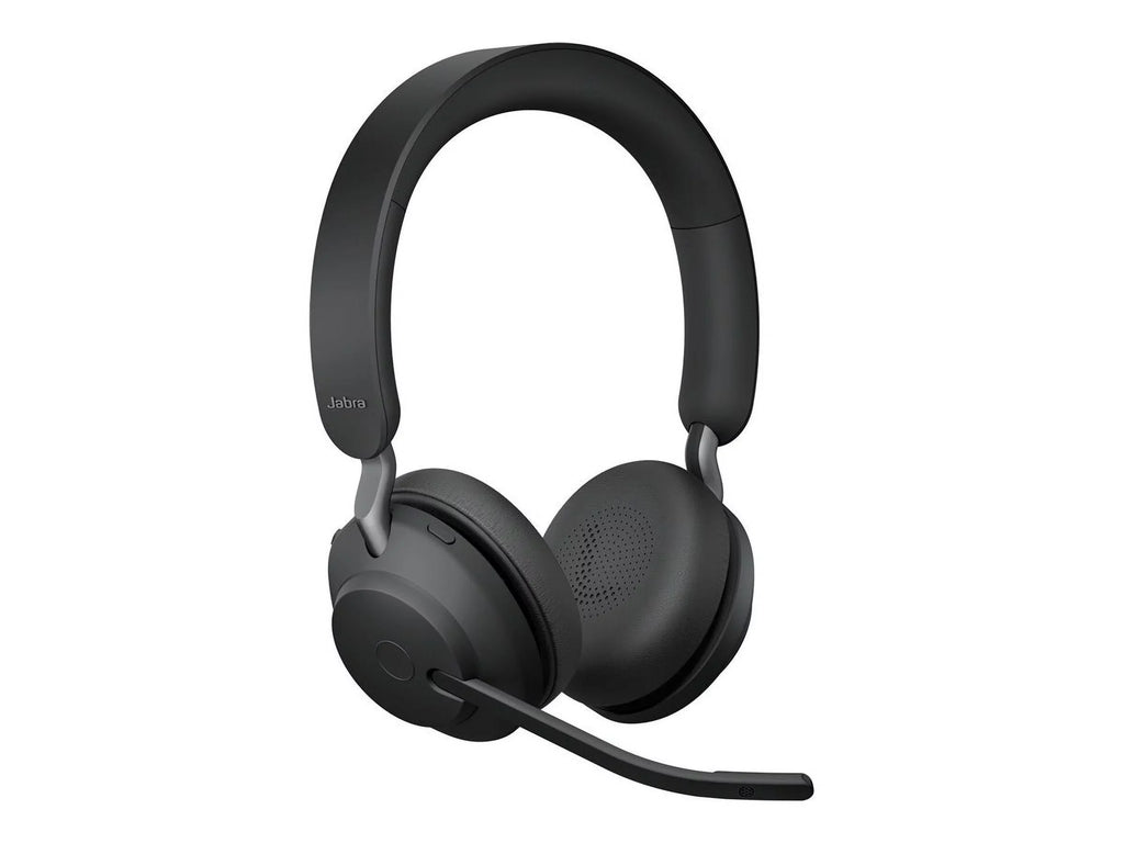 Jabra Evolve2 65 - -  Stereo with Charging Stand - Connector Circumaural Headset - Black