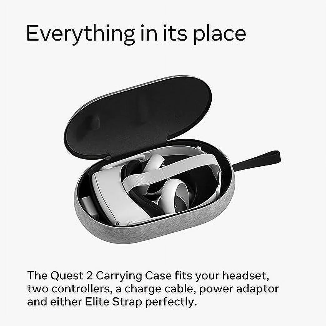 Open Box Quest 2 Carrying Case Lightweight Portable Protection  301-00369-01 -