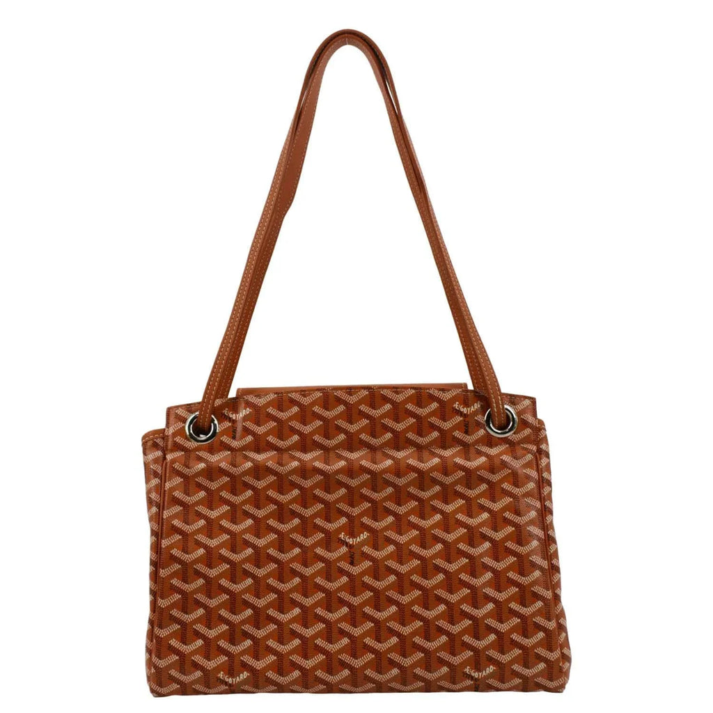 Pre-owned  Rouette Soft Canvas Shoulder Bag Orange