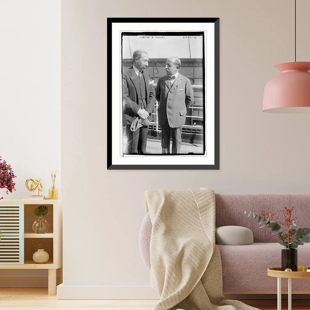 Historic Framed Print, Cartier & Theunis, 17-7/8" x 21-7/8"