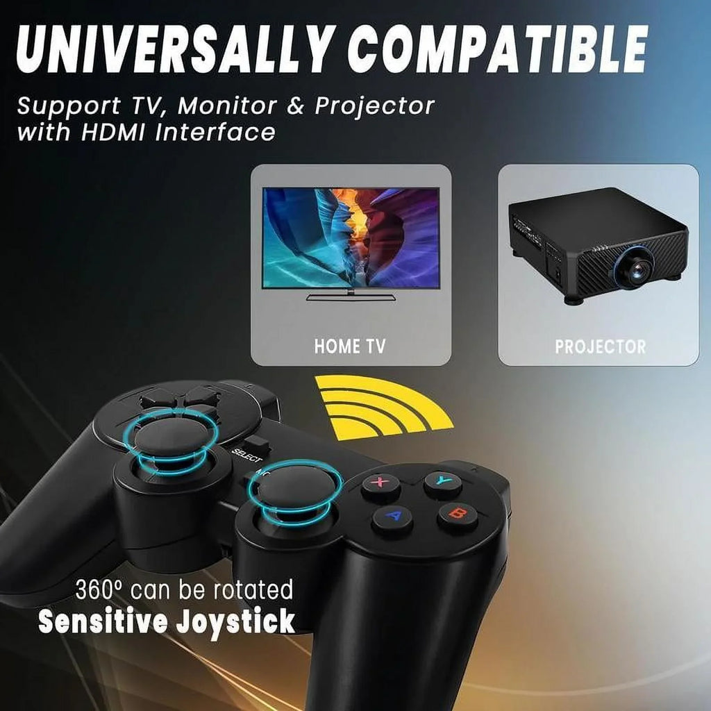 20,000+ Games Wireless Retro Game,4K  Output Retro Video Game Console - Plug and PlayVideo Games, Retro Game Stick 4K Game Stick, Built in 64G Cards playstation5 ps5controller