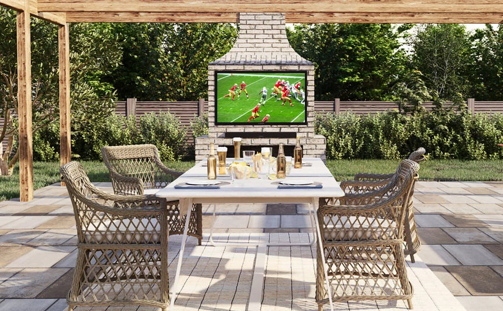 Furrion  55" Partial Sun Series Outdoor Weatherproof 4K   with an Additional 4 Year Coverage by Epic Protect (2021)