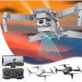 Night Vision Camera Drone with Dual 1080p   Camera Remote Control & Altitude Hold Headless Mode Start Speed Adjustment for Kids, Gray