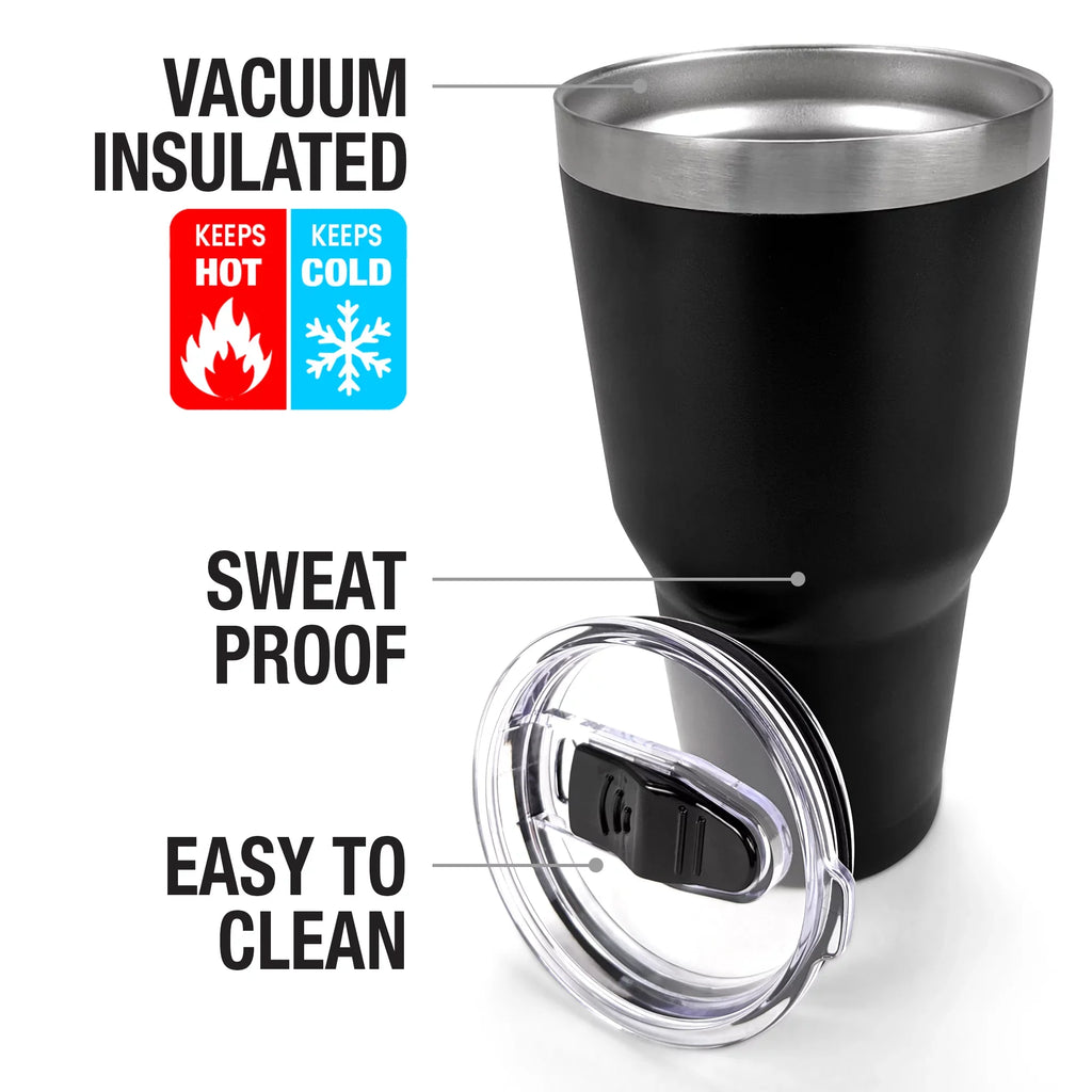 Harry Potter And The Deathly Hallows Part 2 Official Luna Lovegood Spectrespecs Quote 30 oz Travel Tumbler, Stainless Steel, Vacuum Insulated with Leak Resistant Slide-Lock Lid