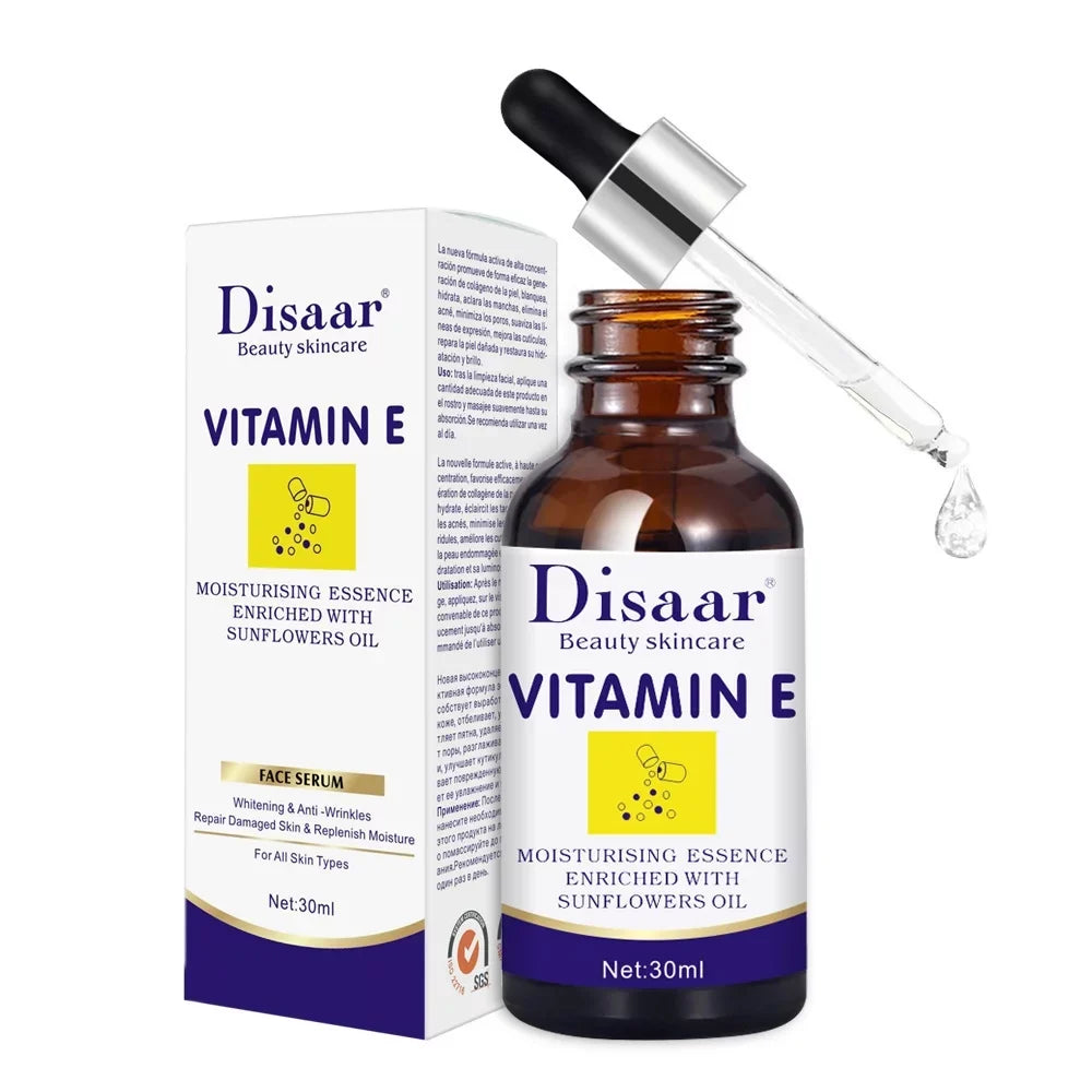 2 Pack Moisturizing Skin Therapy Oil for Face with Vitamin ,  & 10 Pure Facial Oil Blend, Rosehip Fragrance