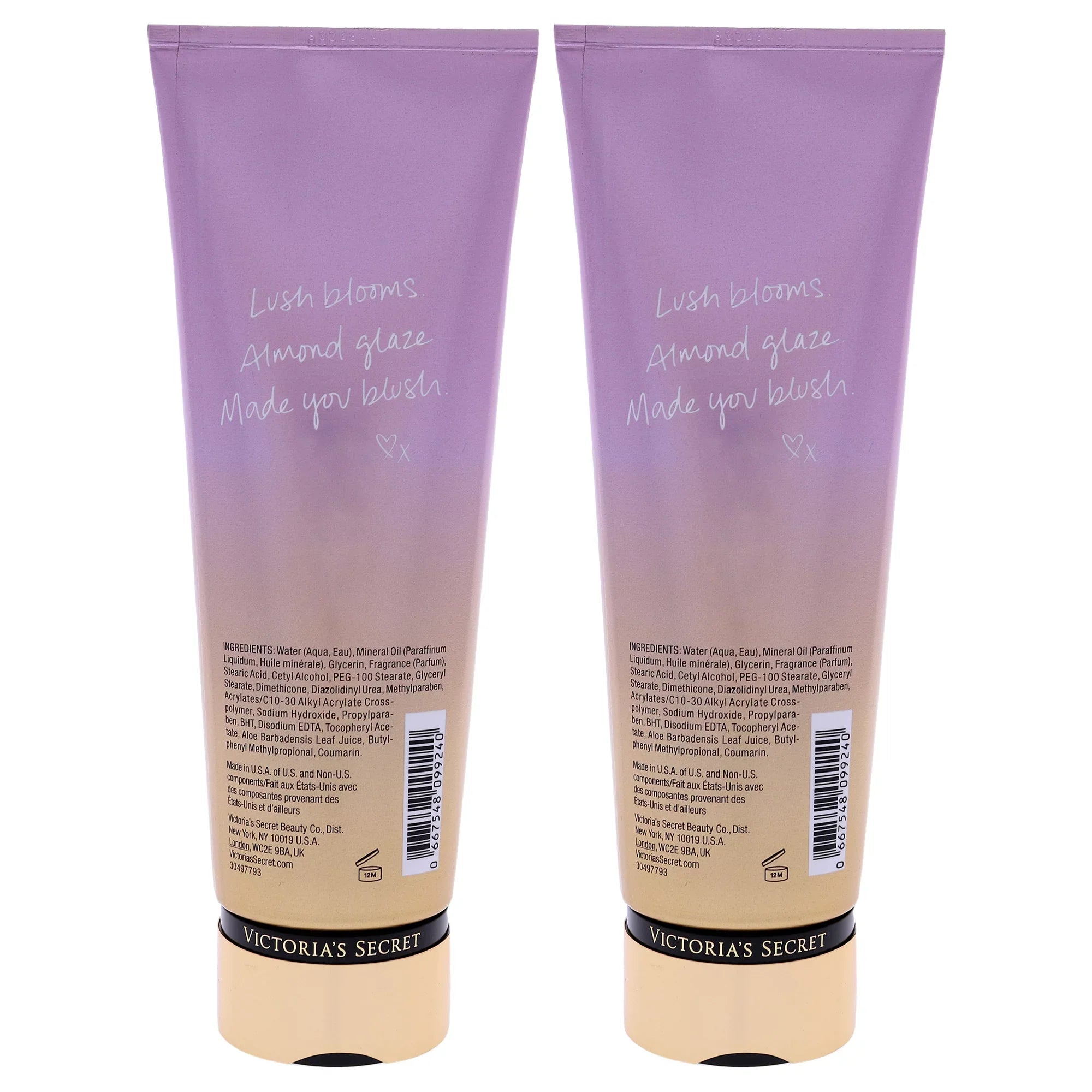 Victorias Secret Velvet Petals Fragrance Lotion - Pack of 2 - 8 oz Body Lotion