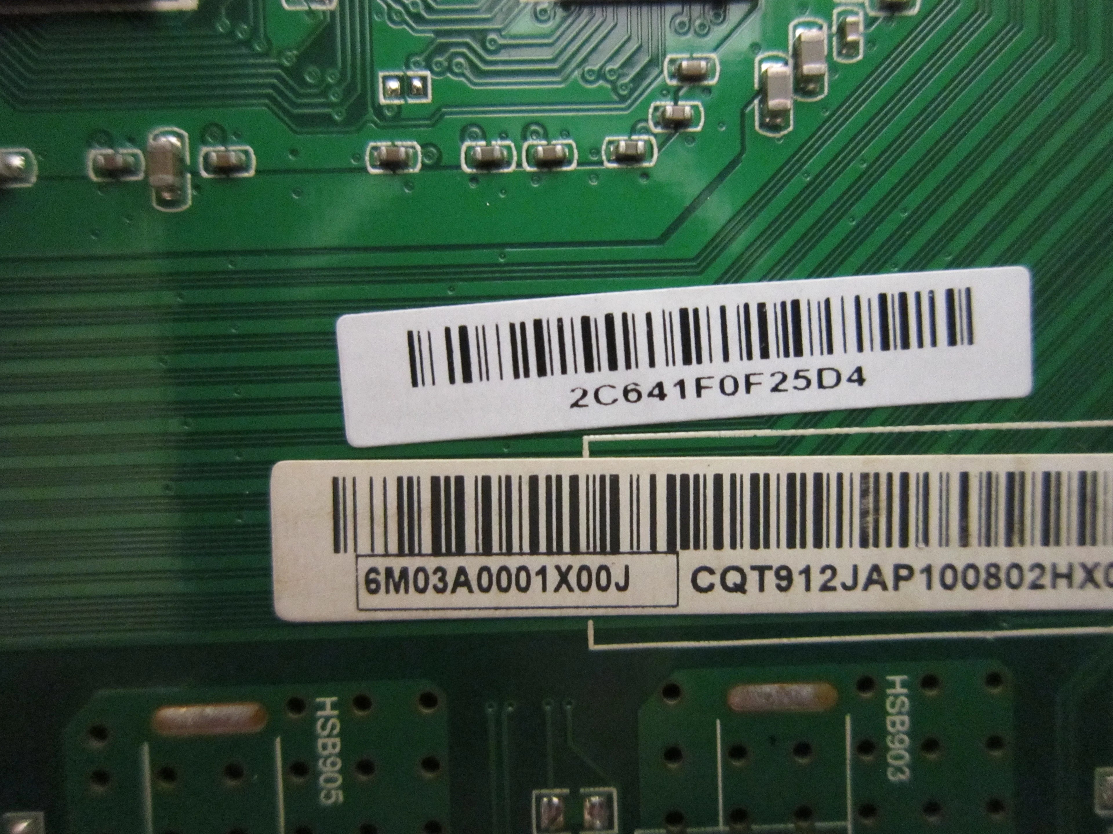 Vizio - Main Board (6M03M0003110R) 6M03A0001X00J