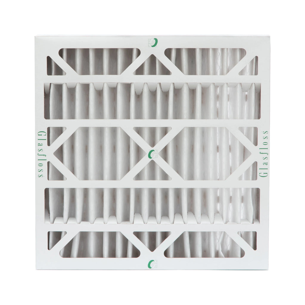 6 Pack of 20x20x4  10 Pleated 4" Inch Air Filters by Glasfloss. Actual Size: 19-1/2 x 19-1/2 x 3-3/4