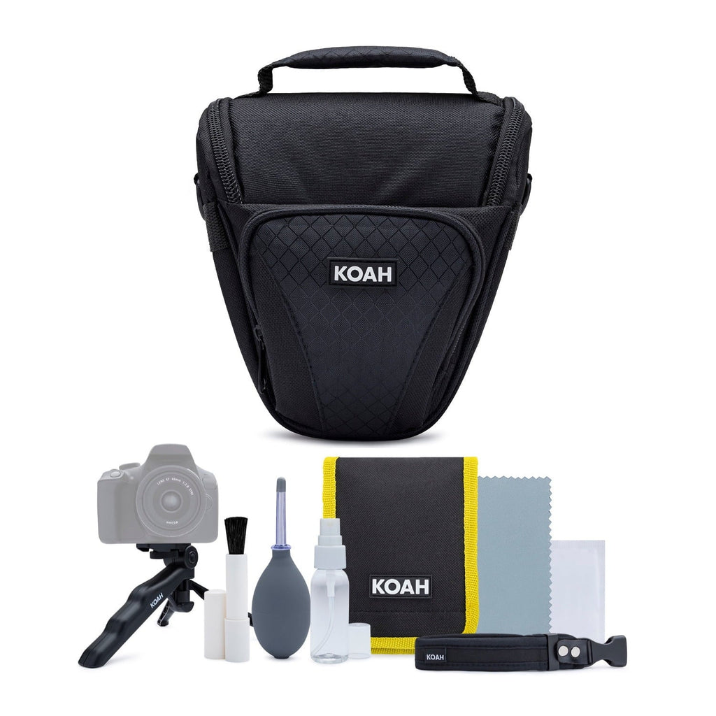 Sony Alpha - Mirrorless Camera with 50mm Lens, Grip, and Mic (Black) Kit