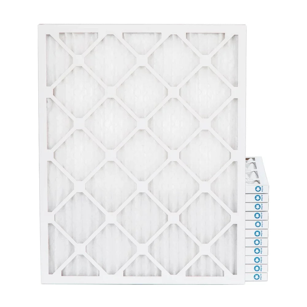 Pamlico Air 14x18x1  8 Pleated  Furnace Air Filters. Case of 12. Actual Size: 13-3/4 x 17-3/4 x 3/4