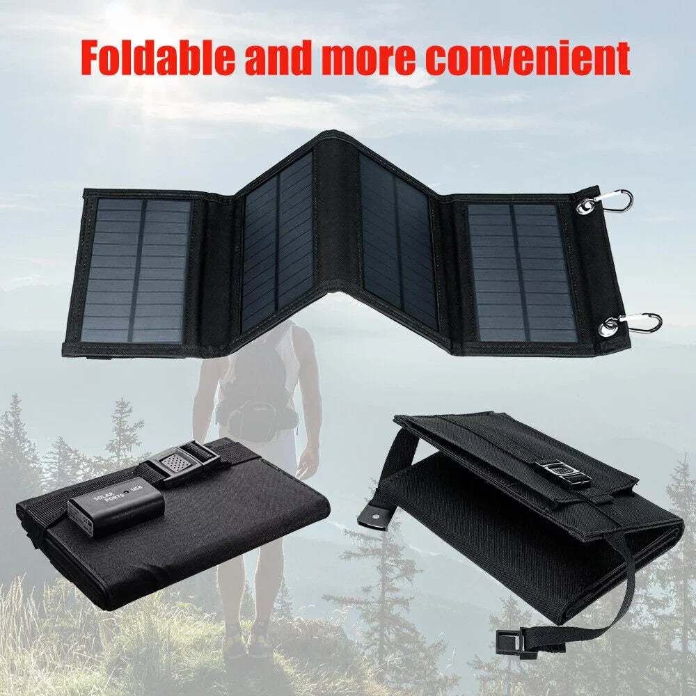 80W Solar Panel Foldable Suitable for Portable Power Station, iPhone, Ipad, Laptop,  Port, Suitable for Outdoor Camping Caravan  Travel