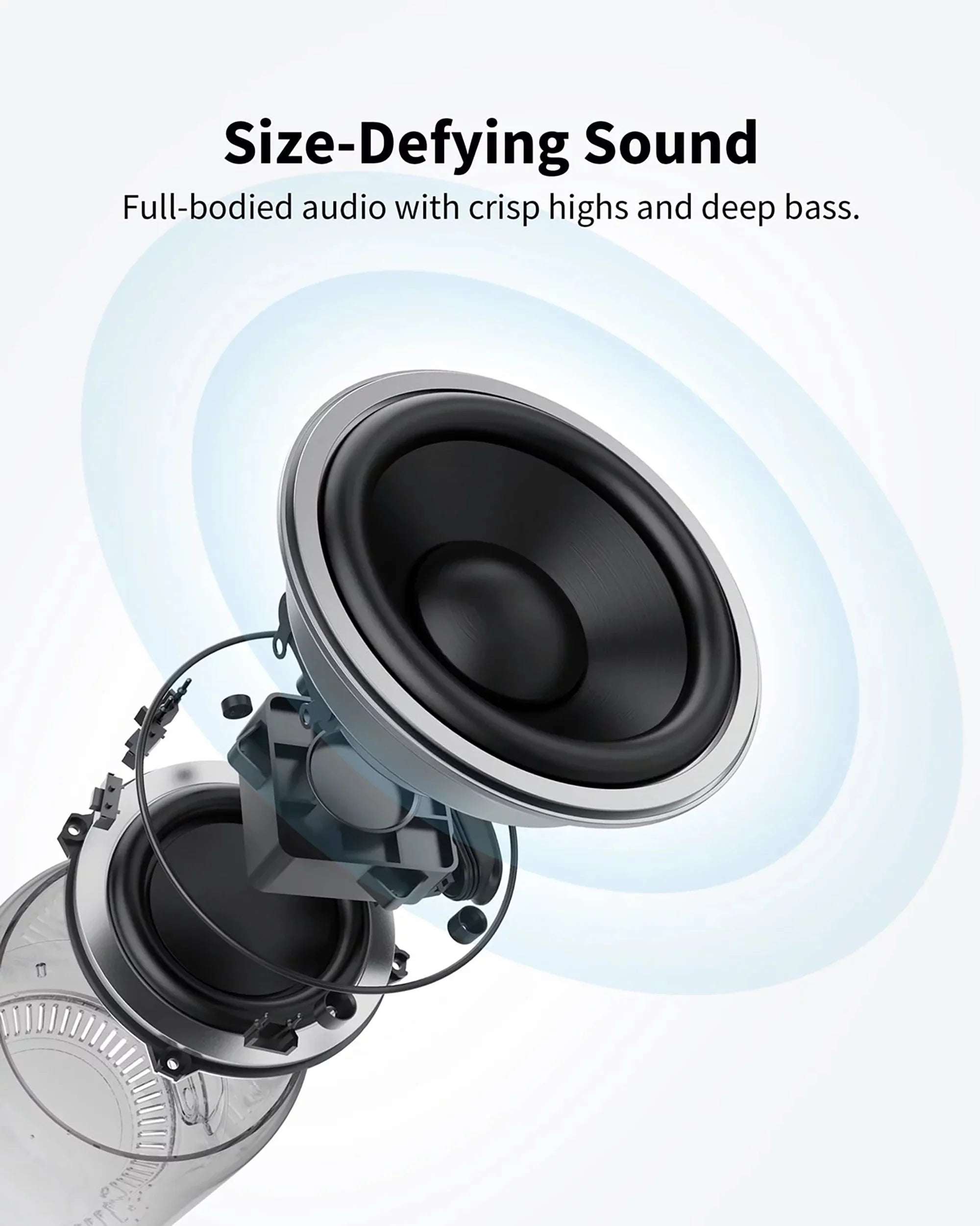 Soundcore by Anker- Mini 2 Portable Speaker |  Waterproof | 15-Hour Playtime | Black |