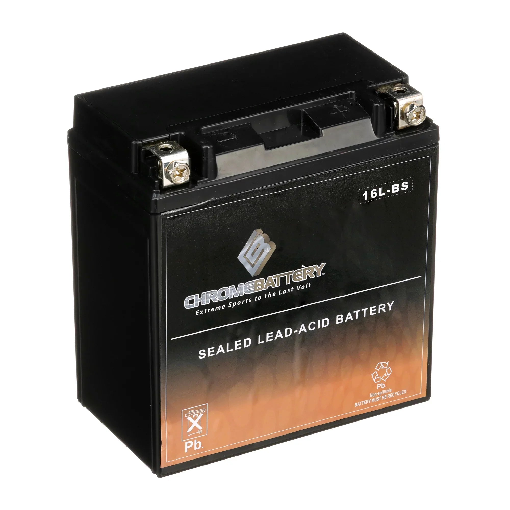 Chrome Battery - (16L- 12 Volt,14 Ah, 230 ) Jet Ski Battery for Kawasaki 650cc Jf650  1991