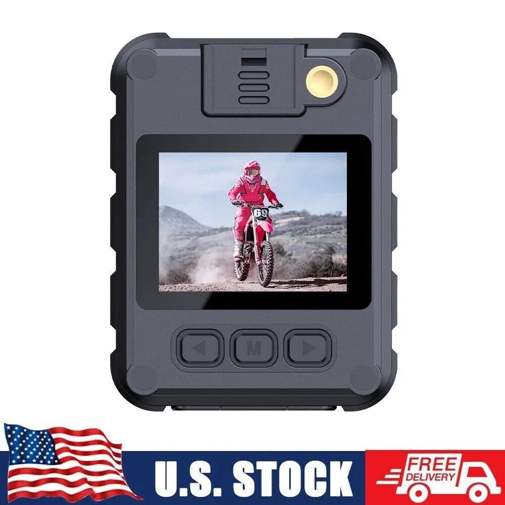 Police Body Camera - Mini Camcorder with 1080P Audio Video  and  Night Vision