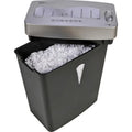 Royal  Paper Shredder - Micro Cut - 5 Per Pass - for shredding Paper, Credit Card - 0.157" x 0.394" Shred Size - 4 gal Wastebin Capacity - Black, Silver
