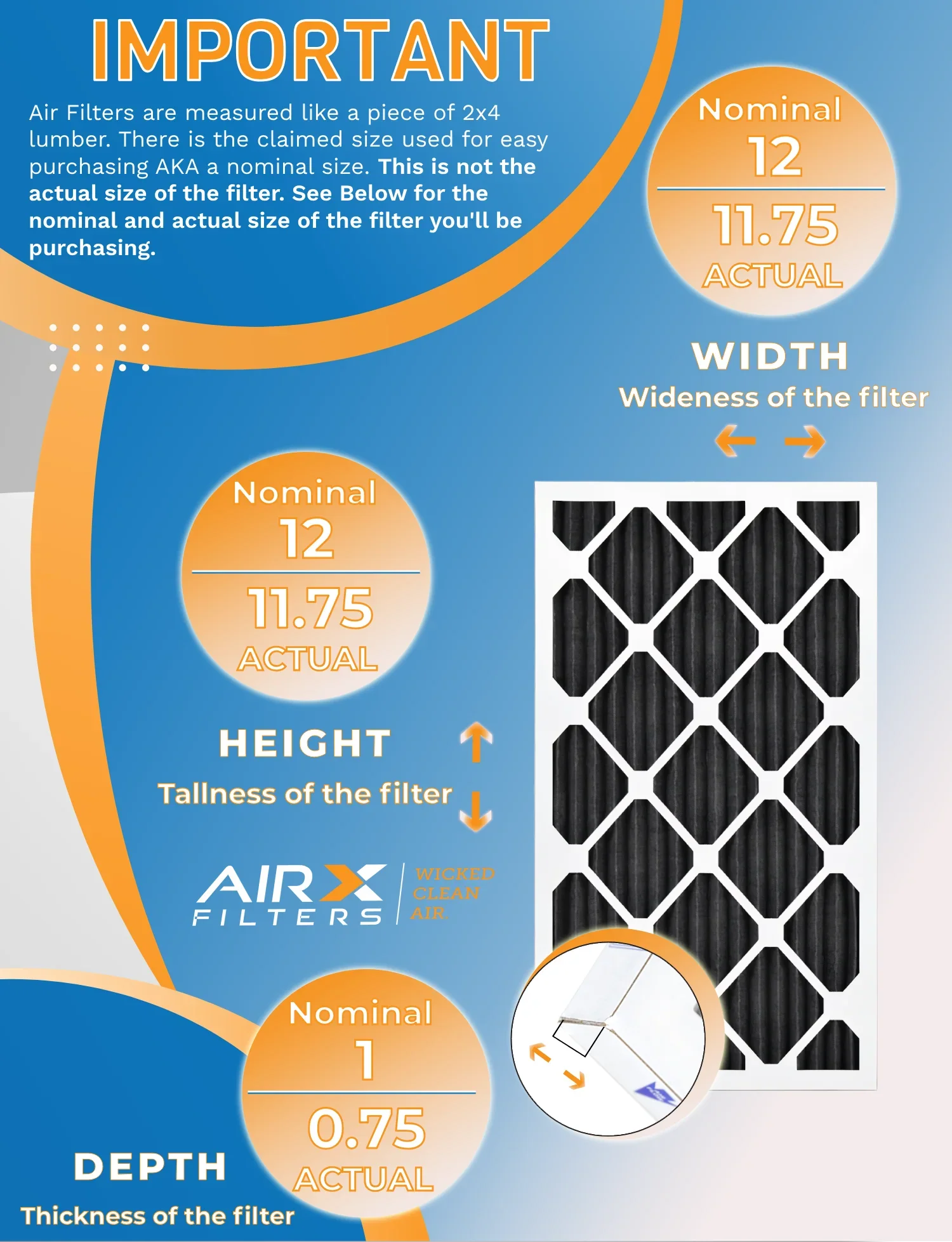 12x12x1 Air Filter  8 Rating, 12 Pack of Furnace Filters Comparable to  700,  5, Pet Odor Retention Filters - Made in  by     .