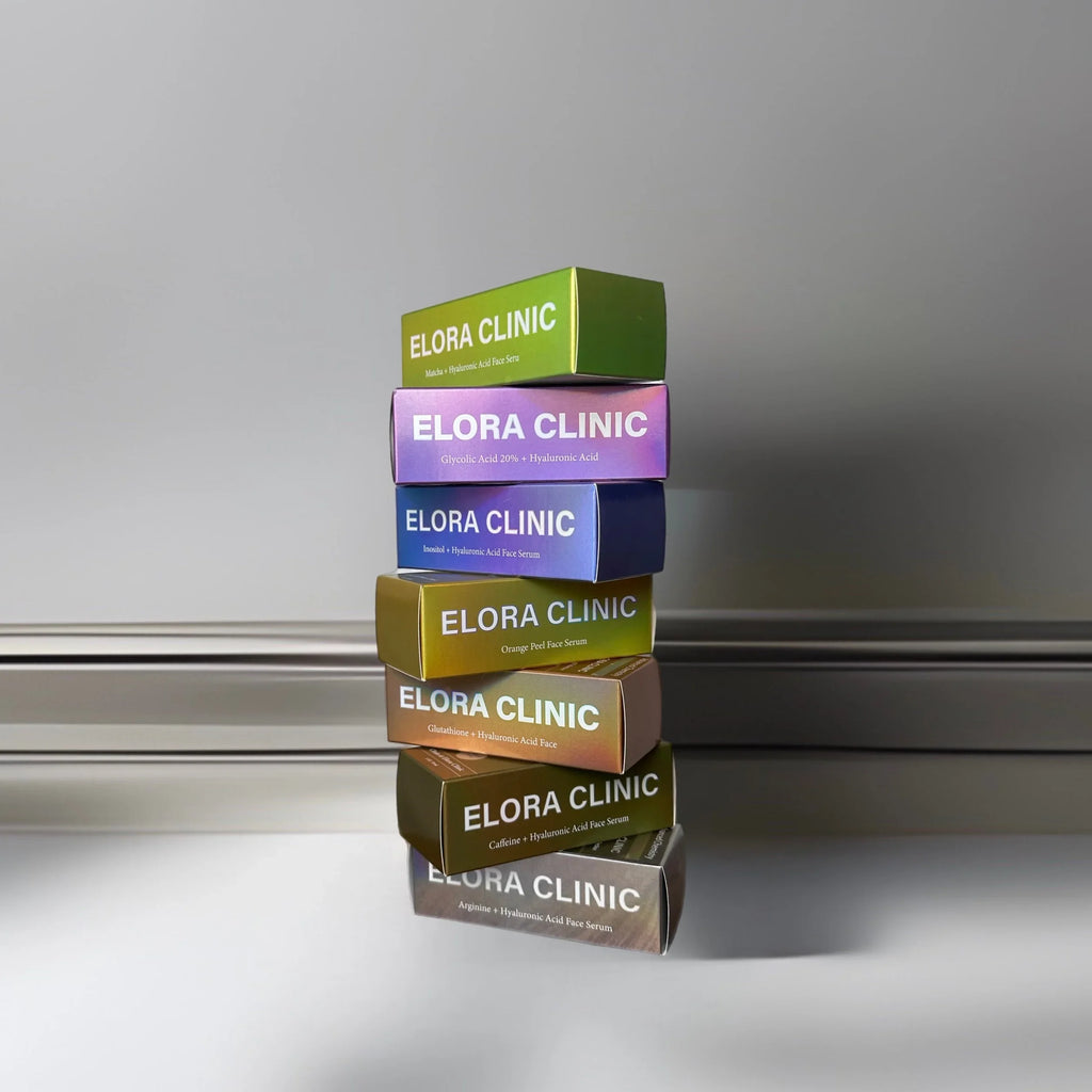 Elora Clinic Glutathione Serum - Hyaluronic Acid + Glutathione - Hydrating & Rejuvenating Hyaluronic Acid + Glutathione Serum - Oil Free - Water Based