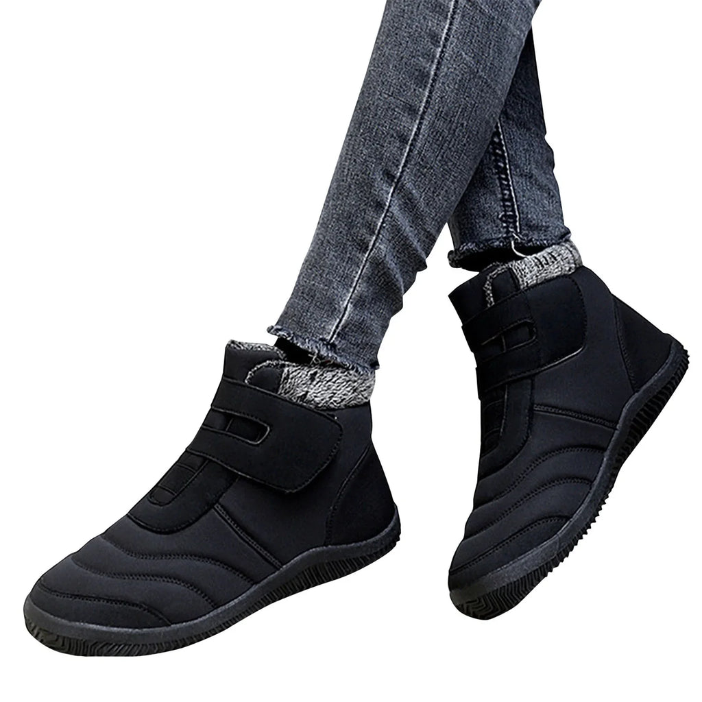 Women's Winter Plus Cotton Thickened High Top Casual Cotton Boots Outdoor Fashion Warm Snow Boots Winter Snow Boots Women Water Proof Snow Boots for Women Size 12 Wide Width Women's Snow Boots Size 12