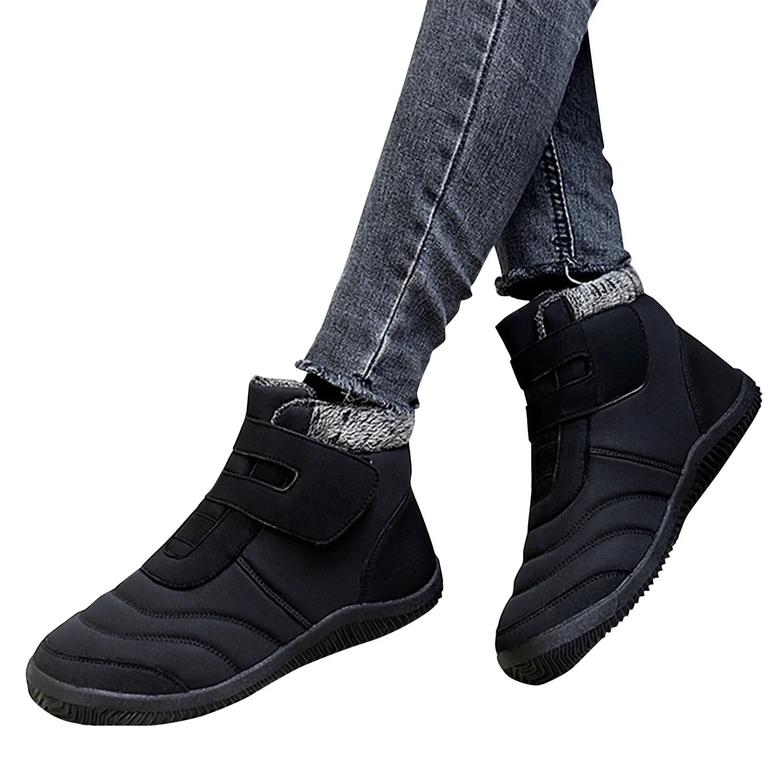 Women's Winter Plus Cotton Thickened High Top Casual Cotton Boots Outdoor Fashion Warm Snow Boots Winter Snow Boots Women Water Proof Snow Boots for Women Size 12 Wide Width Women's Snow Boots Size 12