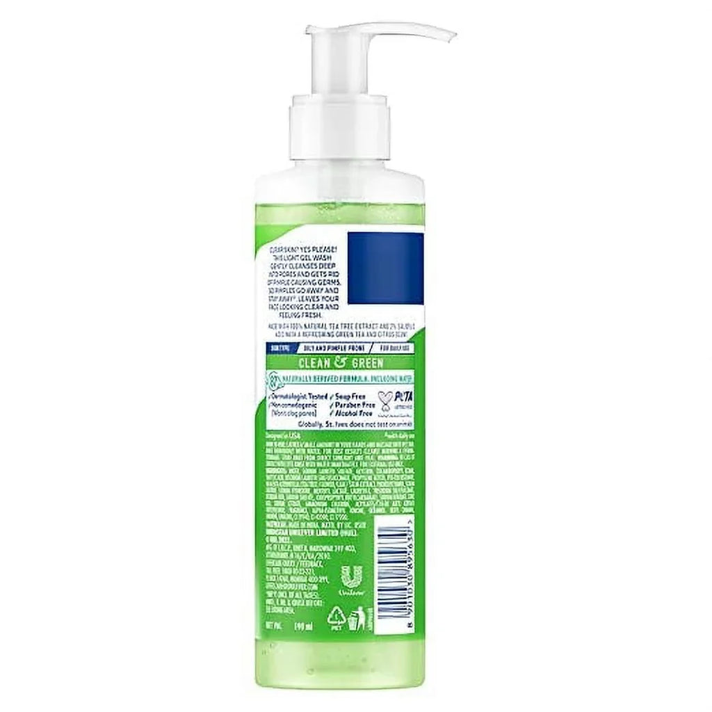 St Ives Tea Tree Pimple Clear Face Wash for Deep Cleansing 190g
