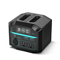 Renogy Portable Power Station 222Wh Solar Generator 2 120V/200W  Outlets, 60W -  Output, Lightweight Lithium Backup Battery Pass-Through Charging for Outdoor Camping Home Emergency