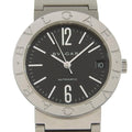 Pre-Owned  Bulgari   stainless steel self-winding boys black dial watch (Good)