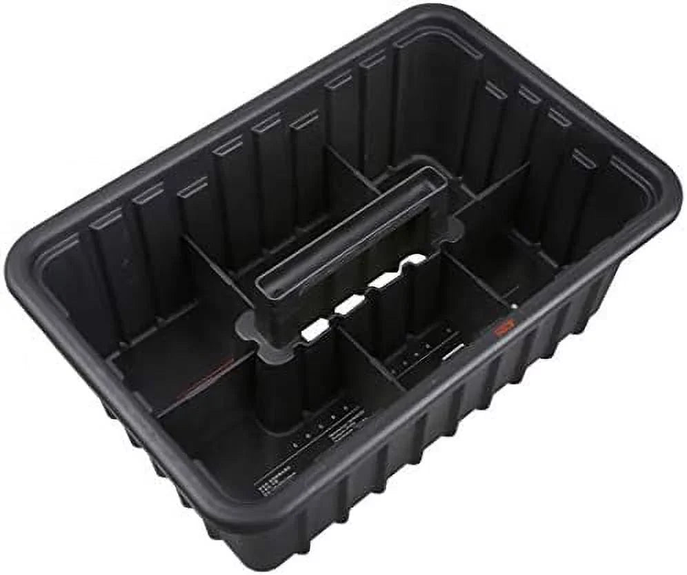Deluxe Utility Cleaning Caddy Basket Organizer  Divided Plastic Shower Storage Caddy Tote Portable 6 Compartment Bucket Shower Janitorial Caddy Large Capacity For Shower Supplies / 6 Dividers