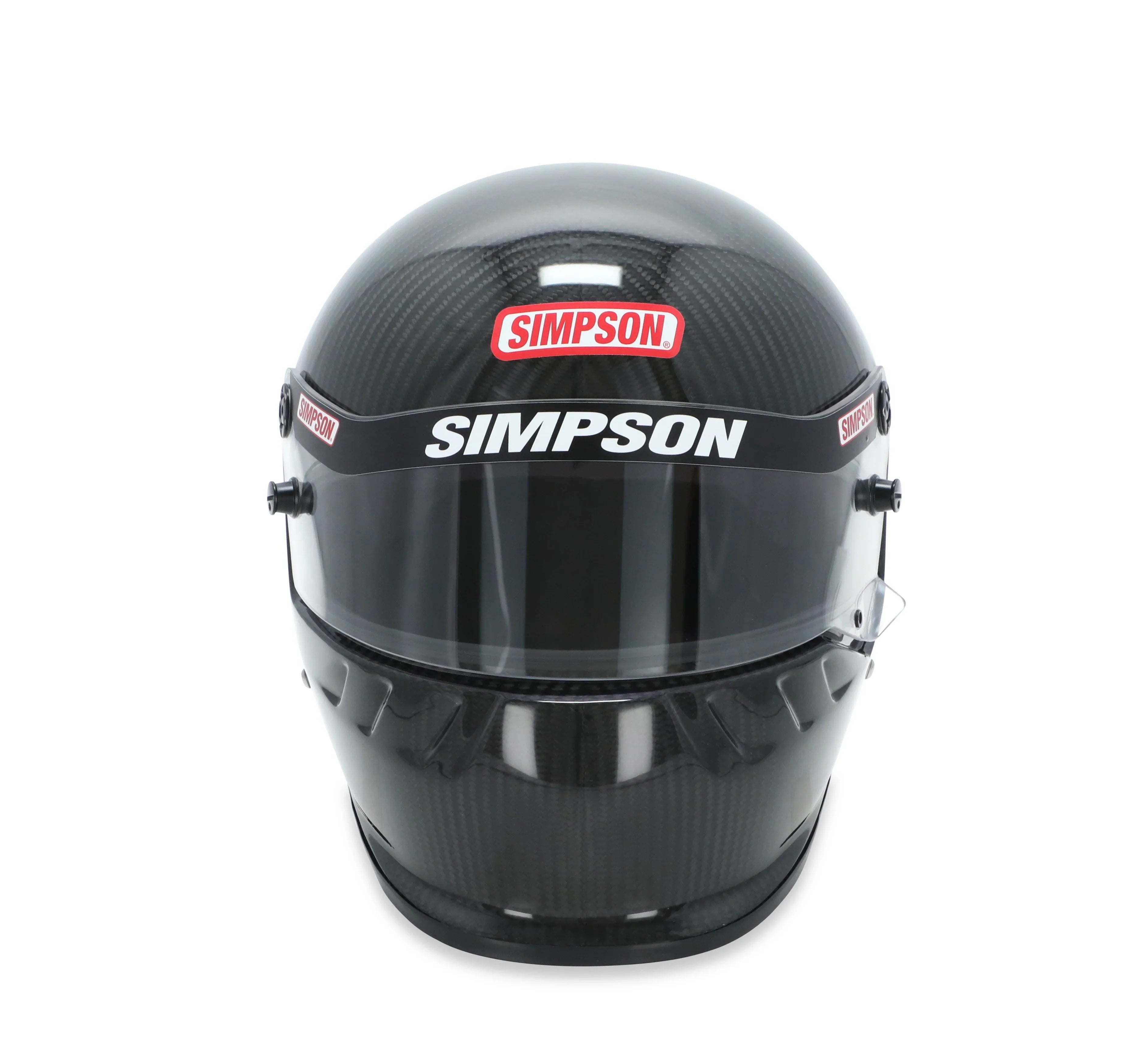 Simpson Racing 795001C  Dirt Track Helmet - Snell  - Carbon Fiber - Adult