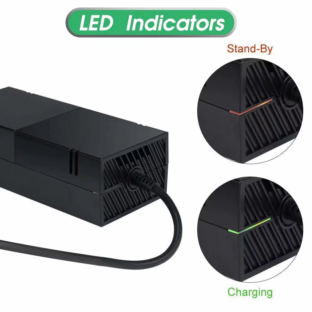 12V 17.9A Replacement Xbox One Video Game Console Power Supply Brick - Also Fit 12V 10.83A 16.5A