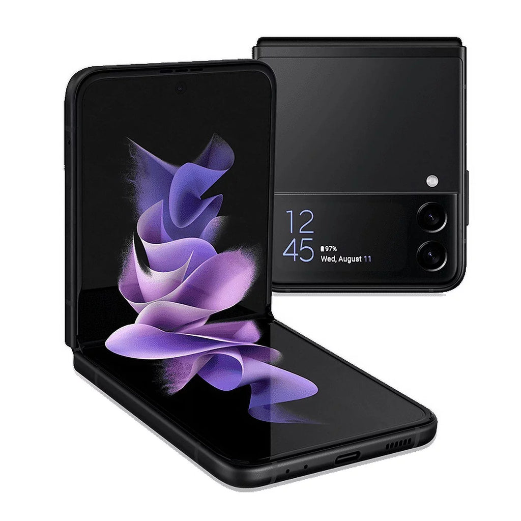 Samsung Galaxy  Flip3 5G  (Fully Unlocked) 128GB Black (Used - +)