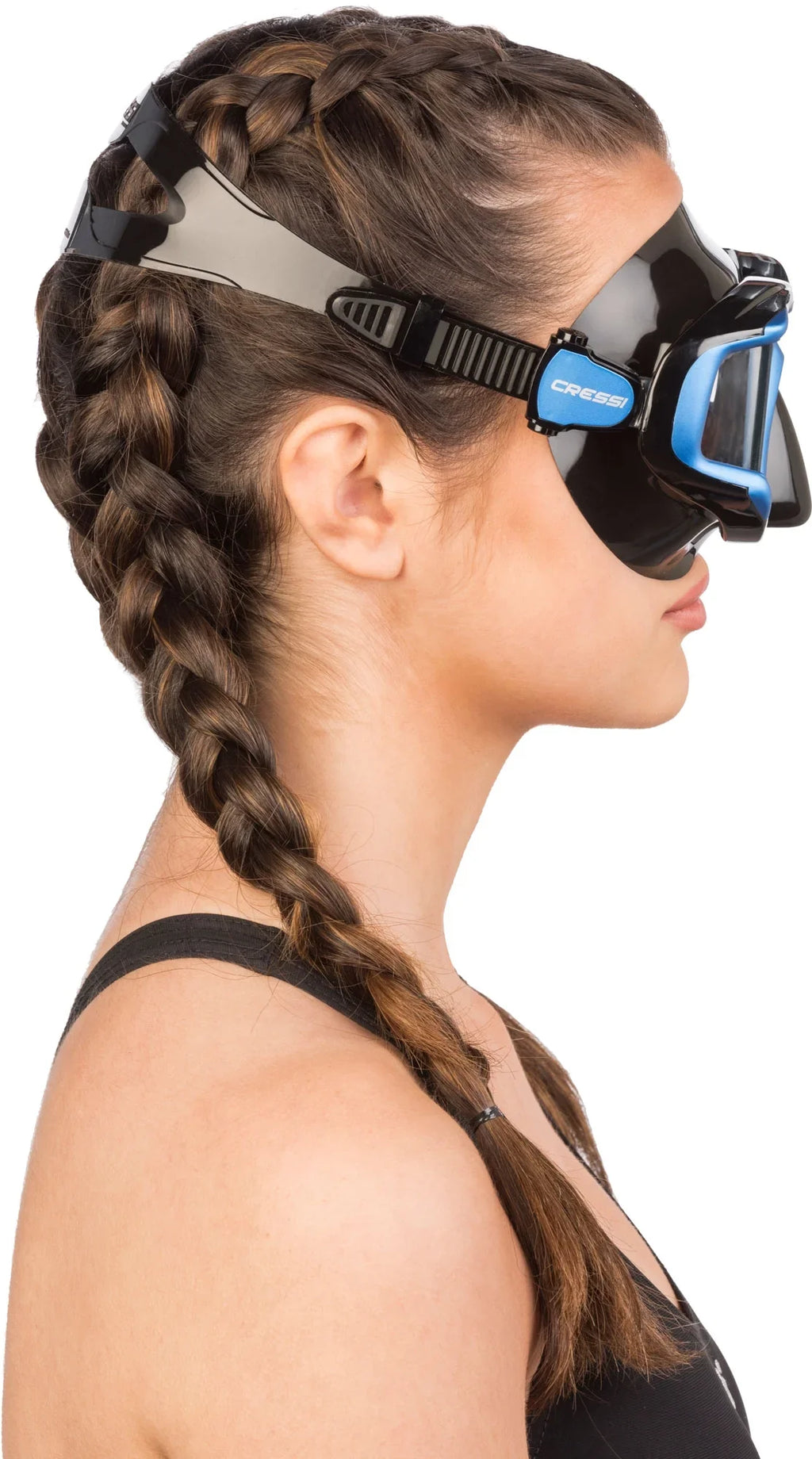 Cressi Liberty Quattro  (clear-blue/silver) (Clear/Sapphire/Silver, Liberty Quattro)