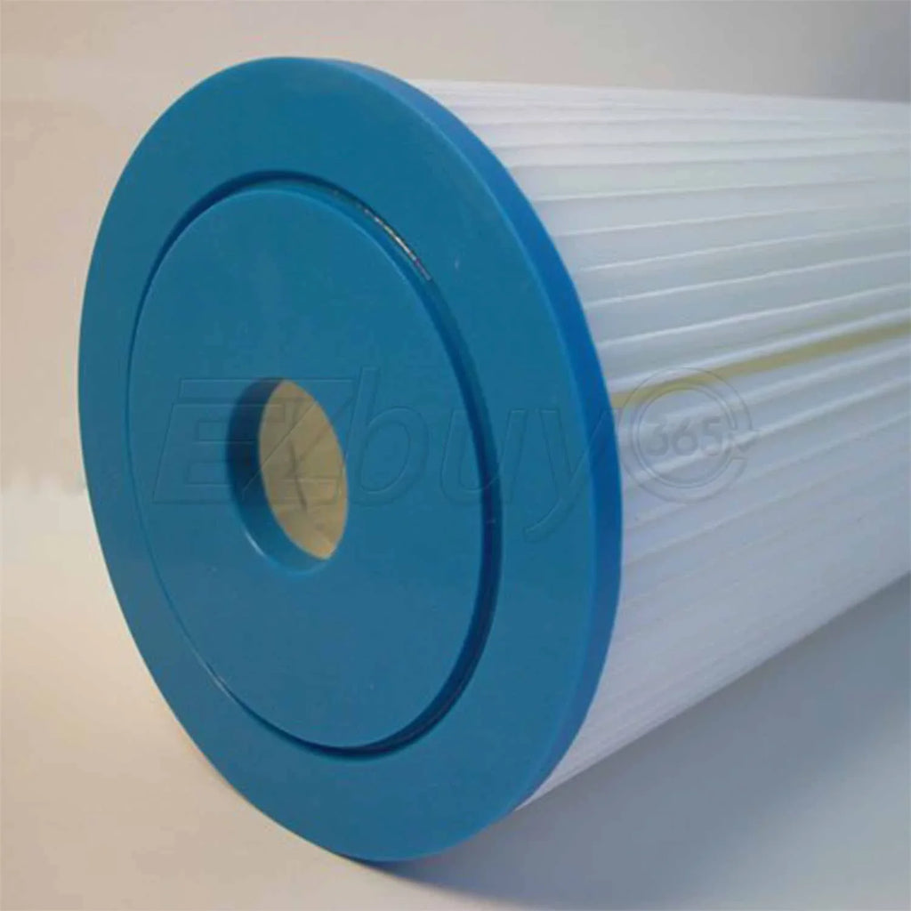 Big Blue Pleated Washable & Reusable Sediment Filter 5 Micron Amplified Surface Area, Removes Sand, Dirt, Silt, Rust, Extended Filter Life for 10" Big Blue Housing by Ronaqua (Set of 4)