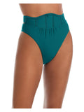 Andrea Iyamah Womens Gura High-Waist Nylon Swim Bottom Separates