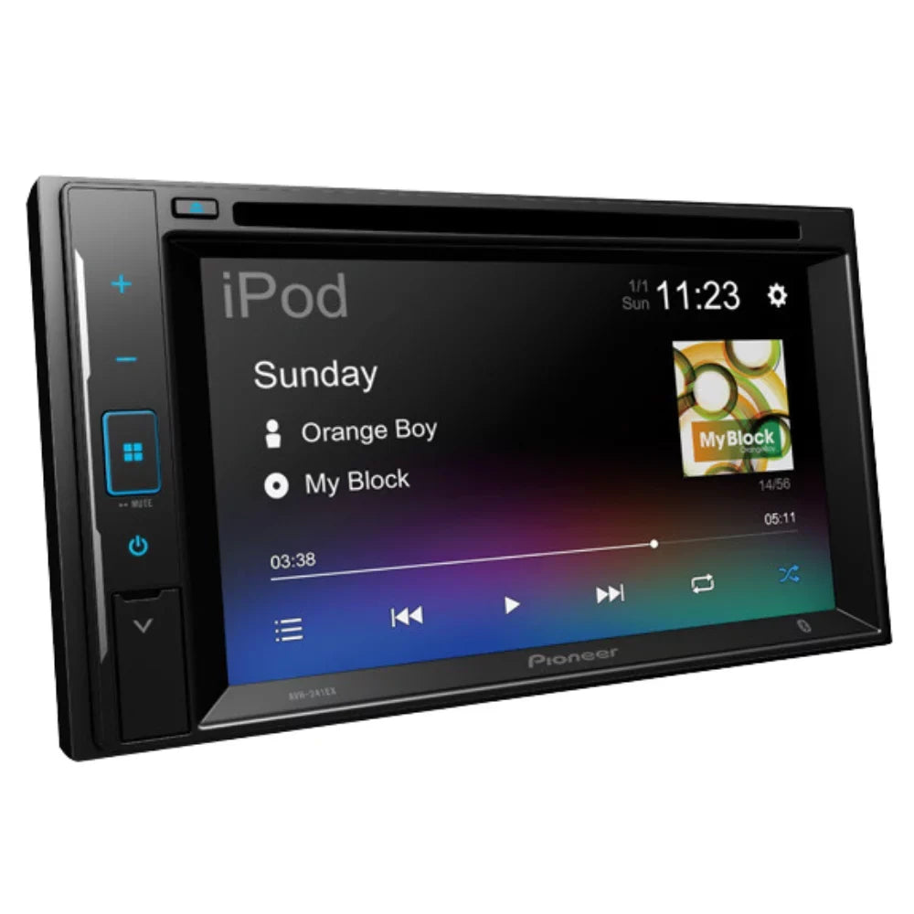 Bundle for 2002-2004 Chevrolet -10 Pickcup / Pioneer -241EX Double  Car Stereo with Bluetooth/Backup Camera/Install Kit/in-Dash / / 6.2" Touchscreen Digital Media Receiver