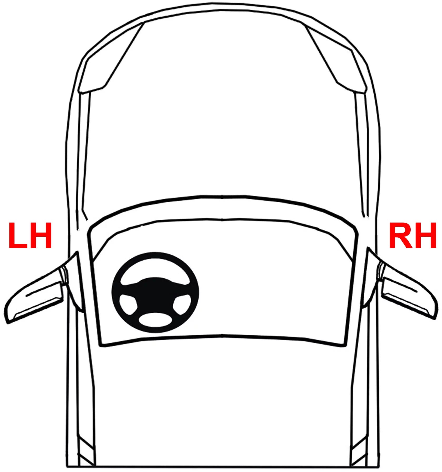 Mirror Compatible With 2006-2010 Hyundai Sonata Right Passenger Side Heated Paintable Kool-Vue