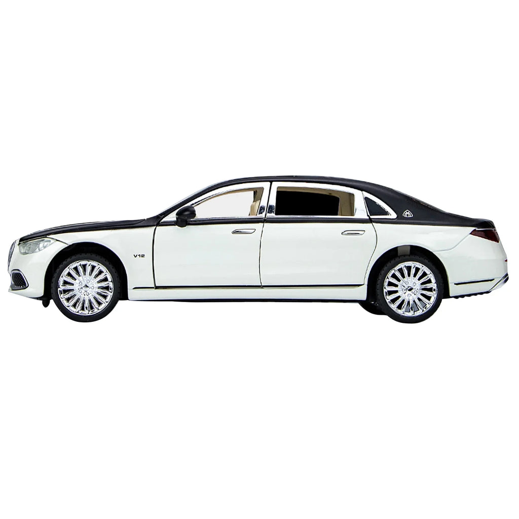 Sound & Light Alloy Metal 1/24 Car Model Gift Collection For Benz Maybach