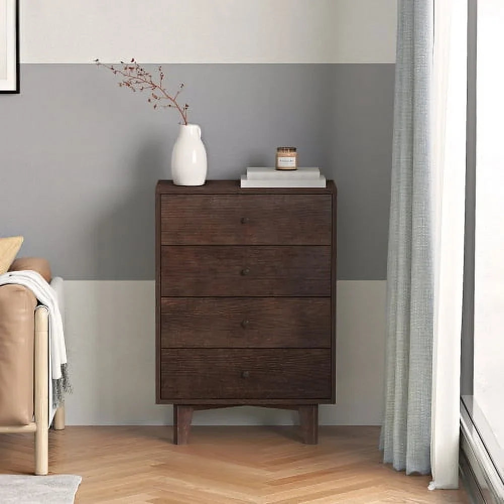 Solid Wood Spray-Painted Drawer Dresser Bar,Buffet Tableware Cabinet Lockers Buffet Server Console Table Lockers, Retro Round Handle, Applicable To The Dining Room, Living Room,Kitchen Corridor Auburn
